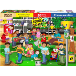 A4 "Communication" 50 Piece Wooden Puzzle